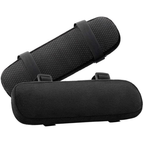 Chair Armrest Pads (2 Pack), Memory Foam Home/Office Chair Arm Rest Cover - Picture 1 of 7
